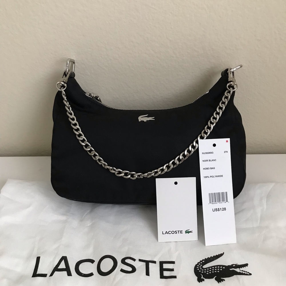 Lacoste crossbody handbag black